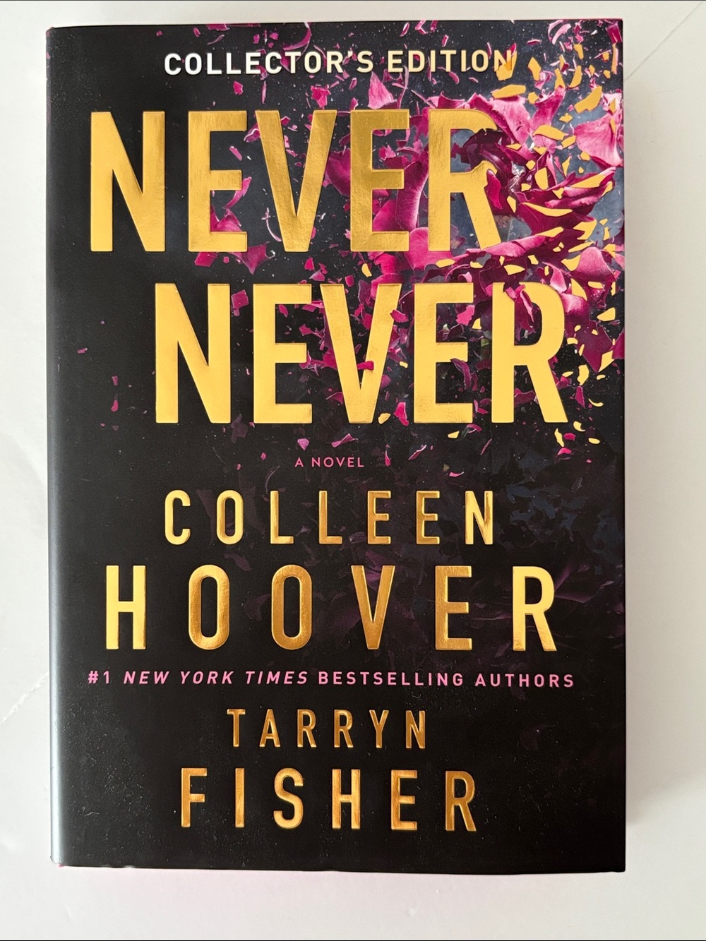 Collectors's Edition Hard Cover Never Never by Colleen Hoover & Tarryn Fisher